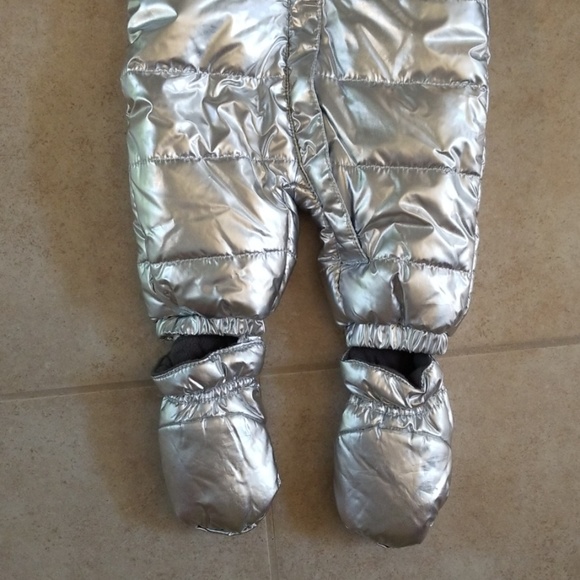 Gymboree Baby Silver Snowsuit Brand New in 3 sizes - Picture 3 of 8